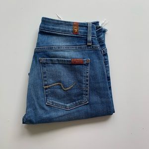 7 for all man kind high rise skinny